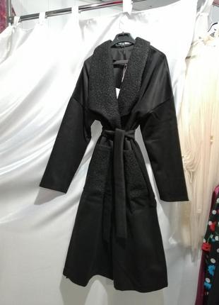 Женская кашемировое пальто карманы букле материал - кашемир, карманы6 фото