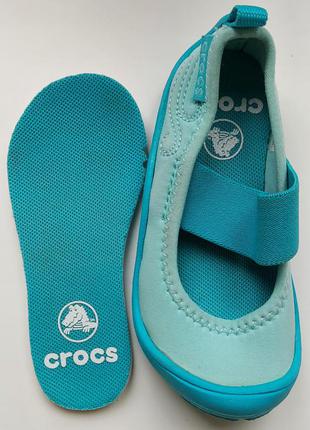 Туфли-мокасины на девочку crocs5 фото