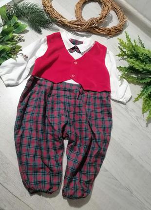 Чоловічок як костюм для новорічної фотосессії для новорічній фотосесії