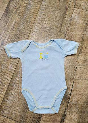 Бодік, боді з коротким рукавом, р. 6-9 міс., 68-74, довжина 38см