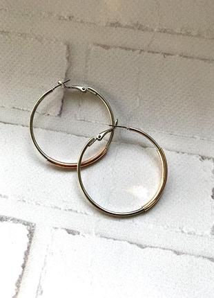 Сережки кільця bershka 🔗