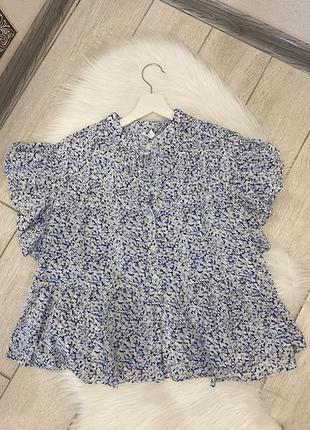 Блуза с рюшами