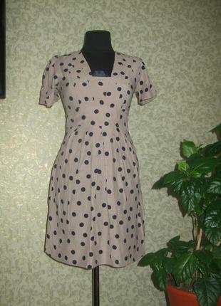 Распродажа!!! стильное платье в горошек dorothy perkins2 фото