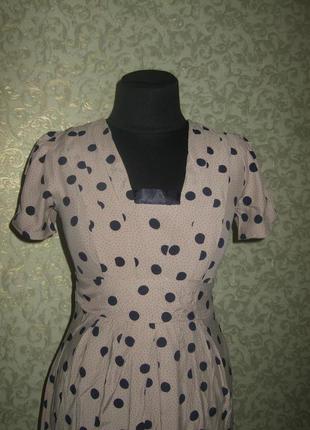 Розпродаж!!! стильне плаття в горошок dorothy perkins4 фото