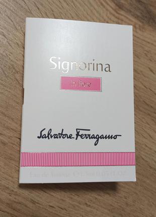 Salvatore ferragamo signorina in fiore
туалетная вода1 фото