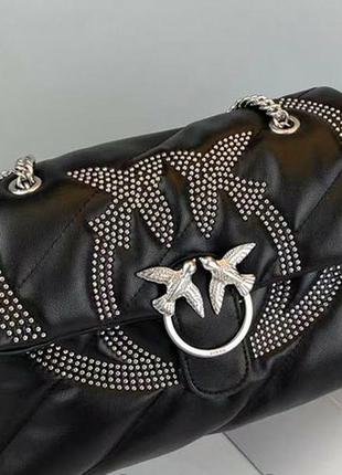 Кожаная мягкая сумка в стиле pinko💥💥💥