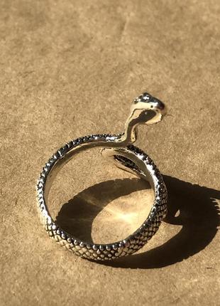 Кольцо змея большой размер 186 фото