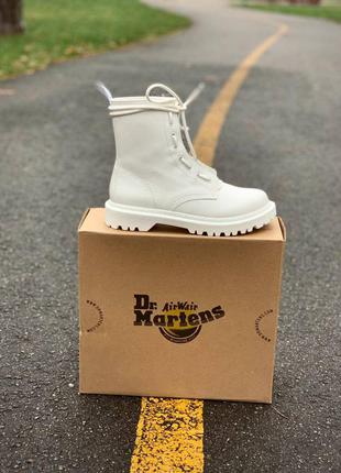 Ботинки dr. martens 1460 sinclair mono white lux черевики10 фото