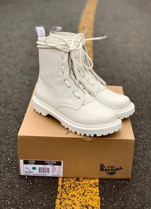 Ботинки dr. martens 1460 sinclair mono white lux черевики2 фото