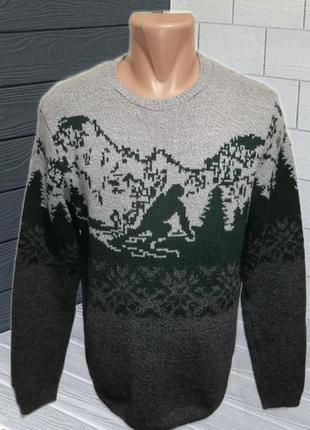 Теплый мужской свитер (лот№5)