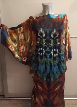 Orna farho роскошное платье из натурального шелка, с биркой, 38/s6 фото