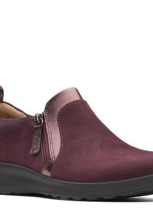 Р.37    clarks женские кожаные слипоны оригинал
