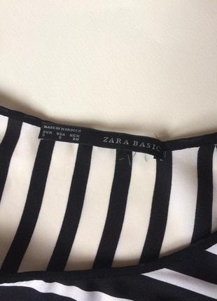 Смугаста блуза 36/s zara4 фото