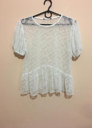 Блуза primark burnout sheer top1 фото