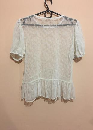 Блуза primark burnout sheer top5 фото