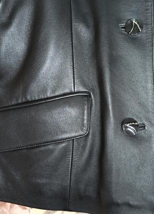 Классная куртка кожа р. 42-4410 фото
