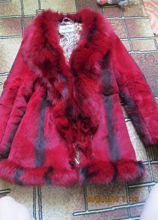 Шуба натуральная 40 42 44 размер