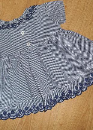 Літнє плаття, сарафан, marks&spencer, 0-3 міс. 62 см, оригінал2 фото