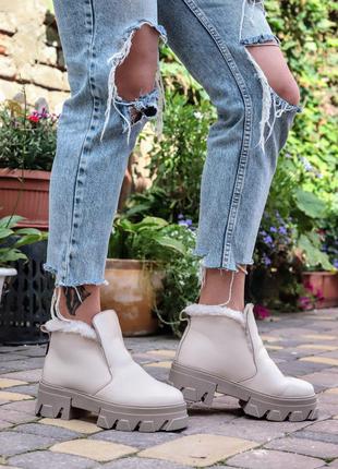 Ботинки хайтопы на тракторной подошве