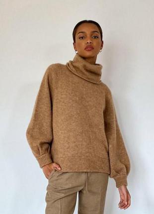 Мохеровый,шерстяной свитер,гольф,джемпер h&m,36/s 2