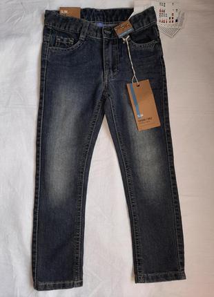 Джинсы слим на мальчика, рост 104 см