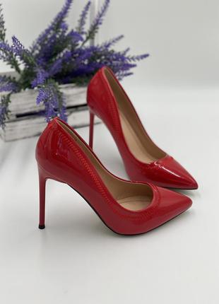 Туфли красные2 фото