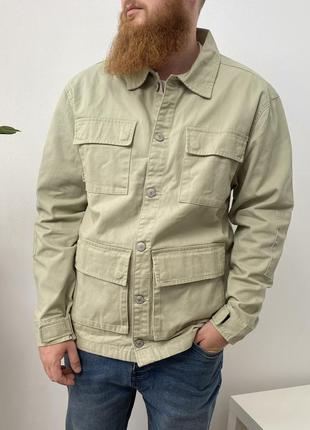 Плотная рубашка sinsay overshirt3 фото