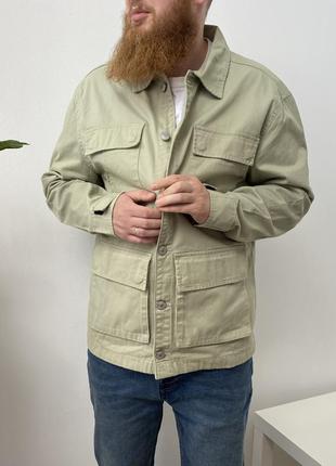 Плотная рубашка sinsay overshirt4 фото