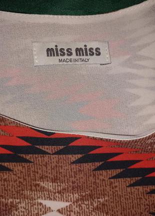 Сукня з орнаментом miss miss італія р. 46-485 фото