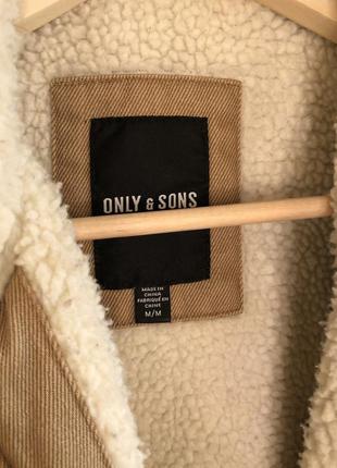 Джинсовая куртка на овчине