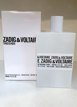 Zadig & voltaire this is her💥оригінал 1 мл розпив аромату затест