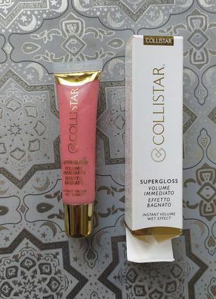 Блеск, придающий объем и эффект влажности collistar supergloss 5 rosa pastello в коробке