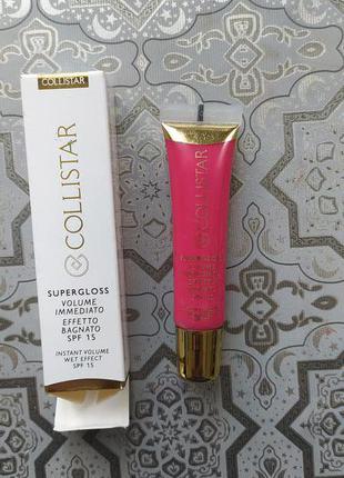 Блеск, придающий объем и эффект влажности collistar supergloss 20 bouganville pastello в коробке