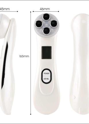 Массажер для лица и тела лифтинг прибор beauty instrument электро миостимуляция светотерапия2 фото