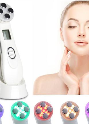 Массажер для лица и тела лифтинг прибор beauty instrument электро миостимуляция светотерапия5 фото