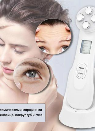 Массажер для лица и тела лифтинг прибор beauty instrument электро миостимуляция светотерапия9 фото