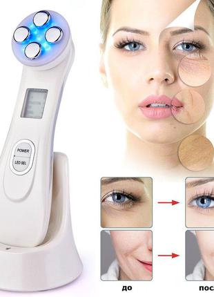 Массажер для лица и тела лифтинг прибор beauty instrument электро миостимуляция светотерапия10 фото