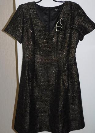 Элегантное твидовое платье с металлизированной нитью6 фото