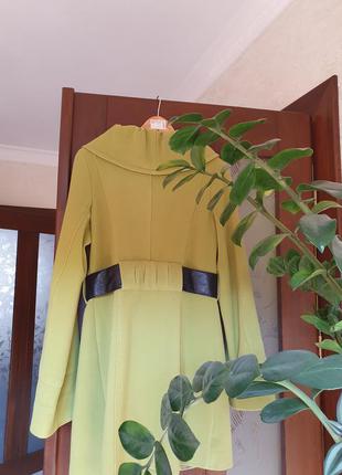 Пальто оливкового цвета s m l4 фото