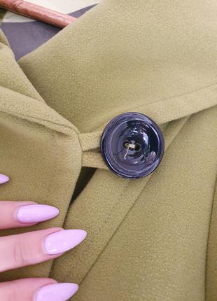 Пальто оливкового цвета s m l9 фото