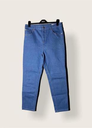Блакитні вузькі джинси скіні asos , висока посадка на талію