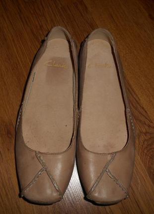 Туфли clarks кожа р 38.5