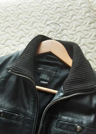 Черная кожаная куртка2 фото