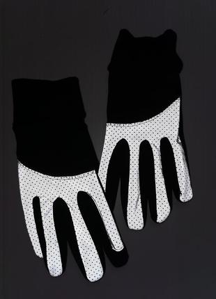 Осенние спортивные перчатки с отражателями германия8 фото