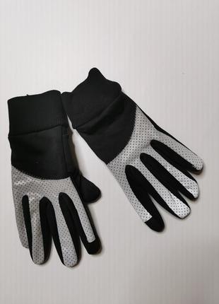 Осенние спортивные перчатки с отражателями германия5 фото