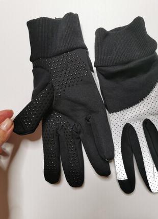 Осенние спортивные перчатки с отражателями германия6 фото