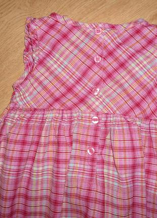 Платье, сарафан h&m, катон, 12-18 мес. 80-86 см, оригинал3 фото