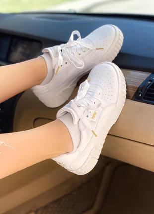 Кросівки puma cali white кросівки2 фото