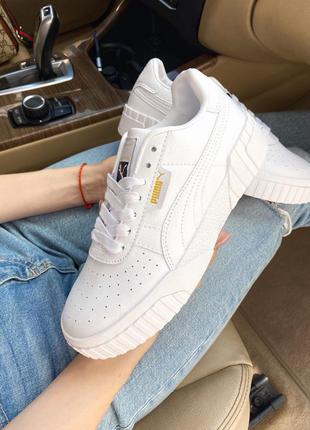 Кросівки puma cali white кроссовки6 фото