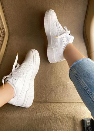 Кросівки puma cali white кросівки9 фото